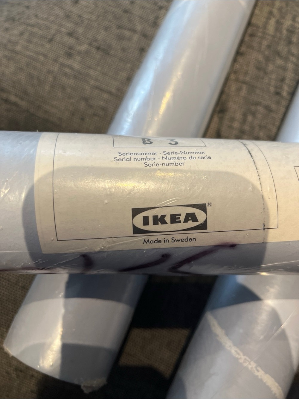 Vintage IKEA Bladslinga Blue Wallpaper 3 Rolls Discontinued Rare - Picture 3 of 15